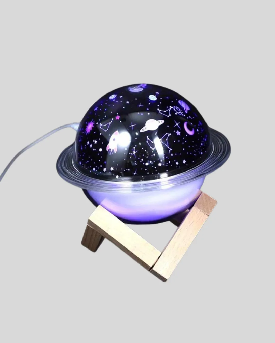 Aromaterapili USB Hava Nemlendirici – Projeksiyon Işıklı, Sessiz ve Şık Tasarım