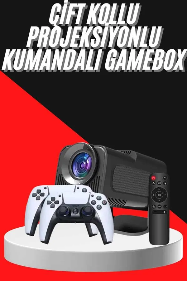 Retro Video Oyunu Konsolu Android Tv El Oyun Konsolu WIFI Taşınabilir Projeksiyon Cihazı