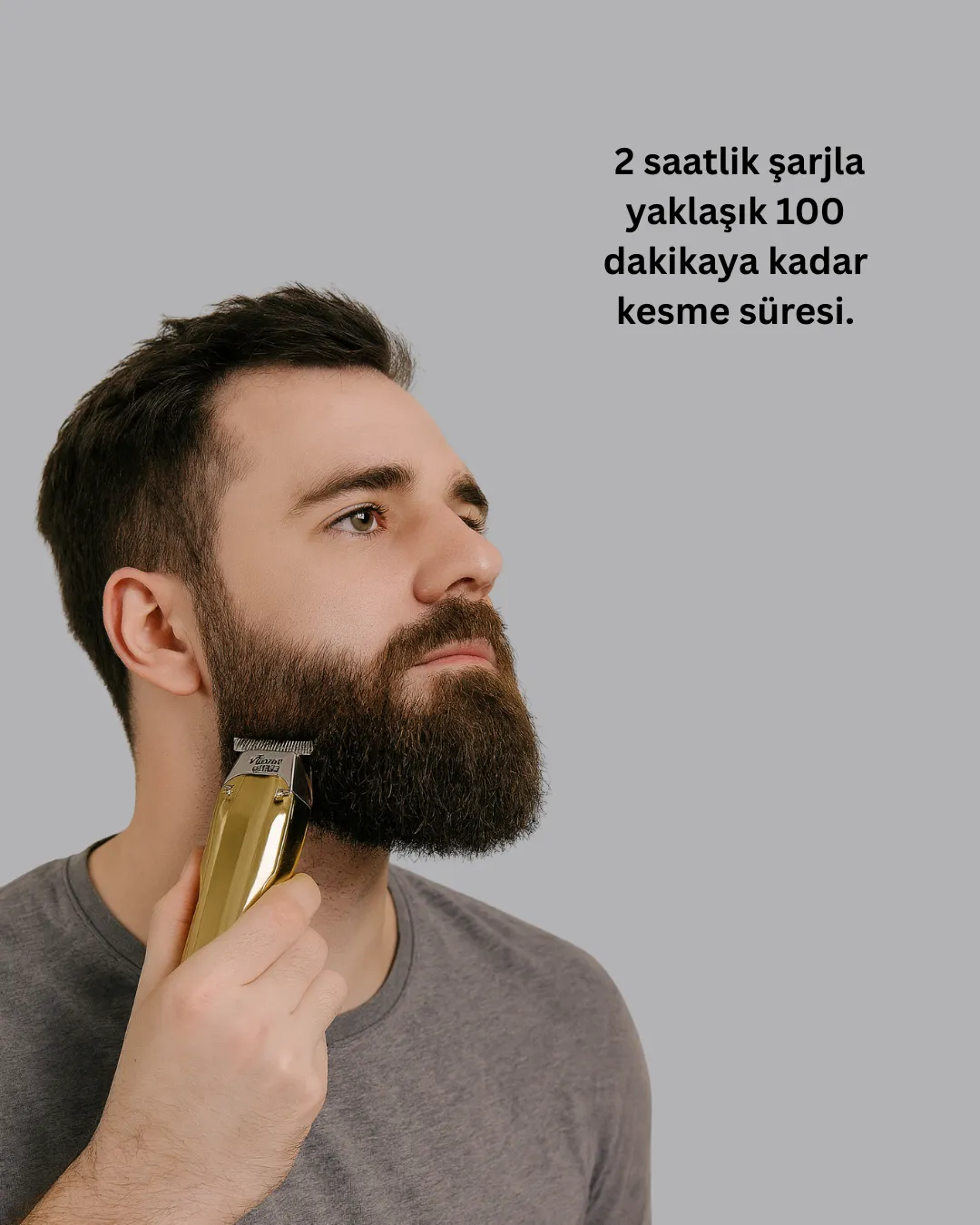 Kablosuz Erkek Bakım Tıraş Makinesi Hassas Bıçaklı Şarjlı Kullanım