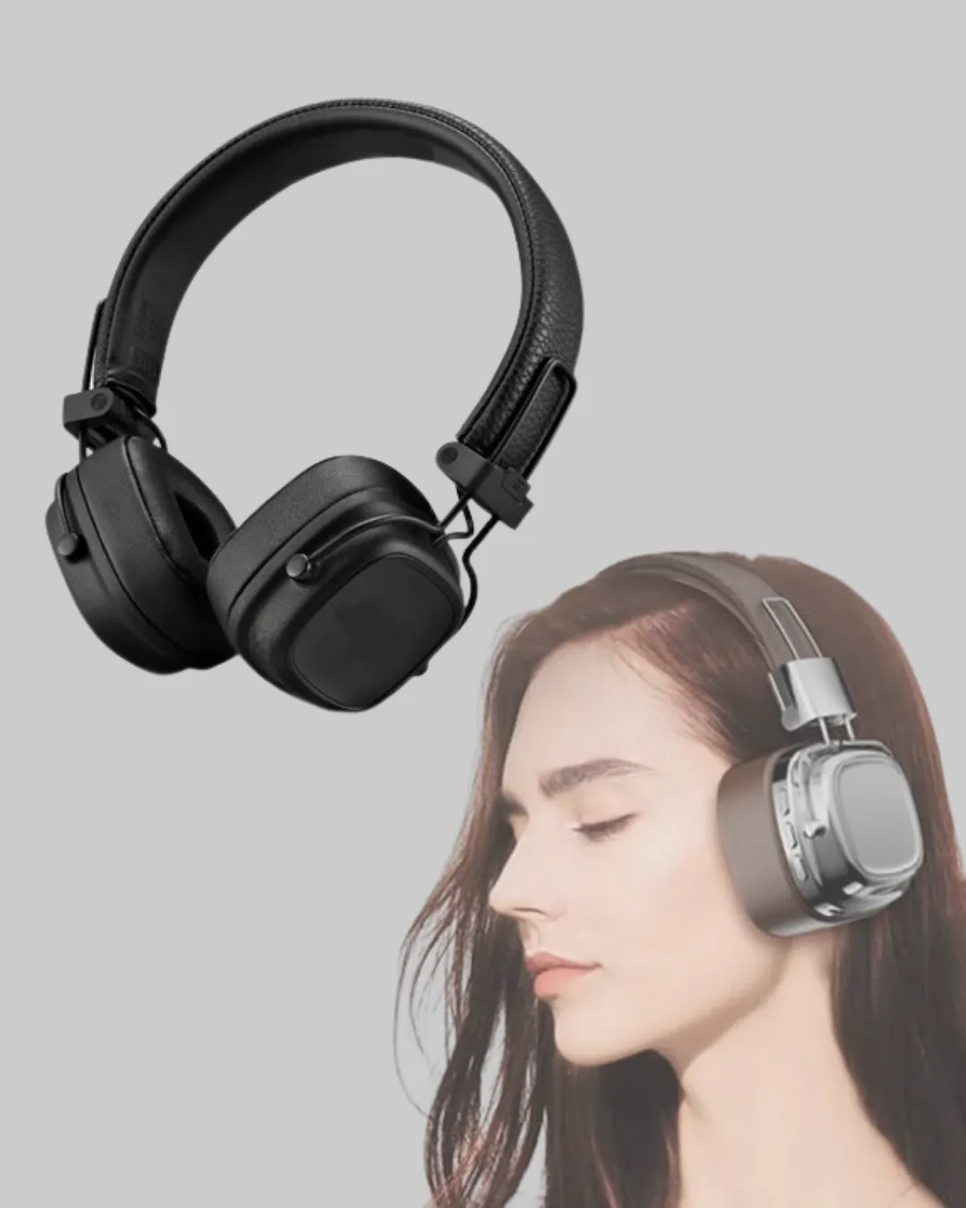 Kablosuz Bluetooth Kulak Üstü Kulaklık Kristal Ses Kalitesi ve Ergonomik Yapı