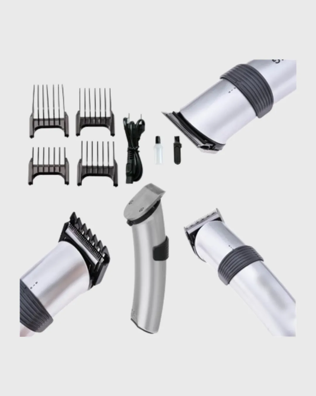 Kablosuz Profesyonel Tıraş Makinesi – Şarjlı, 60 Dakika Kullanım Süreli, Çelik Bıçaklı, Sessiz Motor