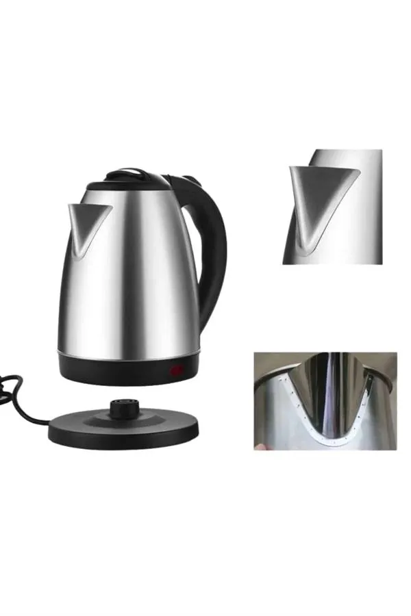 Kettle Su Isıtıcı C F Priz Uyumlu 220 - 240 V Paslanmaz Çelik Kablolu