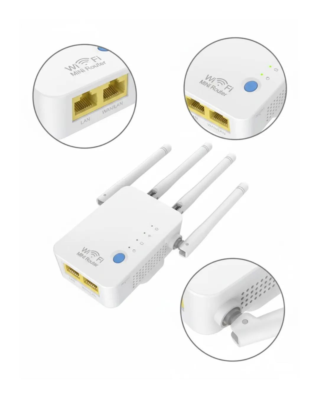 4 ANTENLİ WİFİ GÜÇLENDİRİCİ