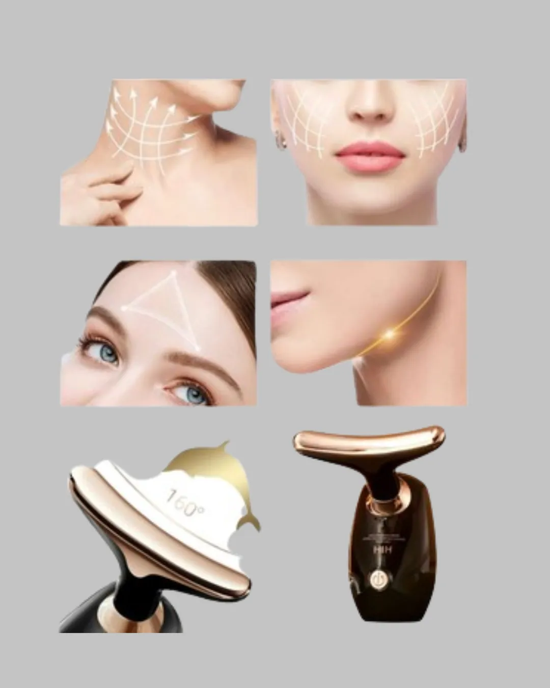 Titreşimli Cilt Gençleştirme Cihazı Yüz ve Boyun Sıkılaştırıcı