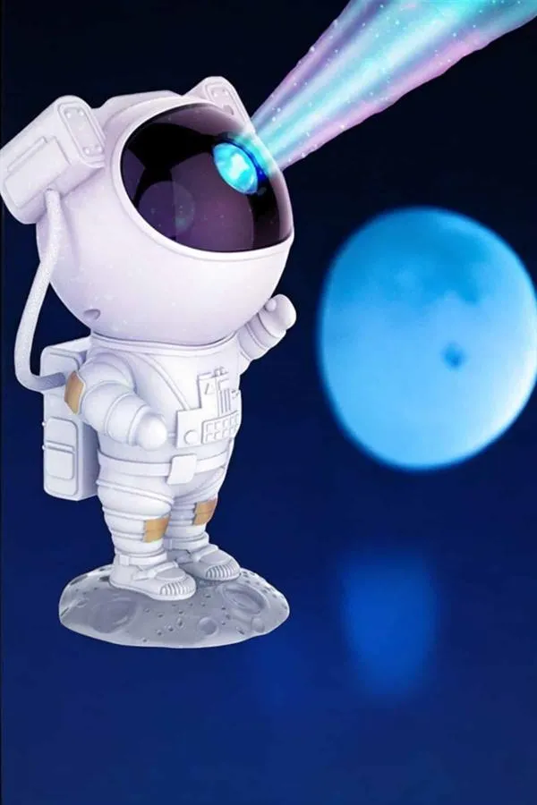 Çocuklara Özel Projeksiyon Astronot Lamba Speaker Sevimli