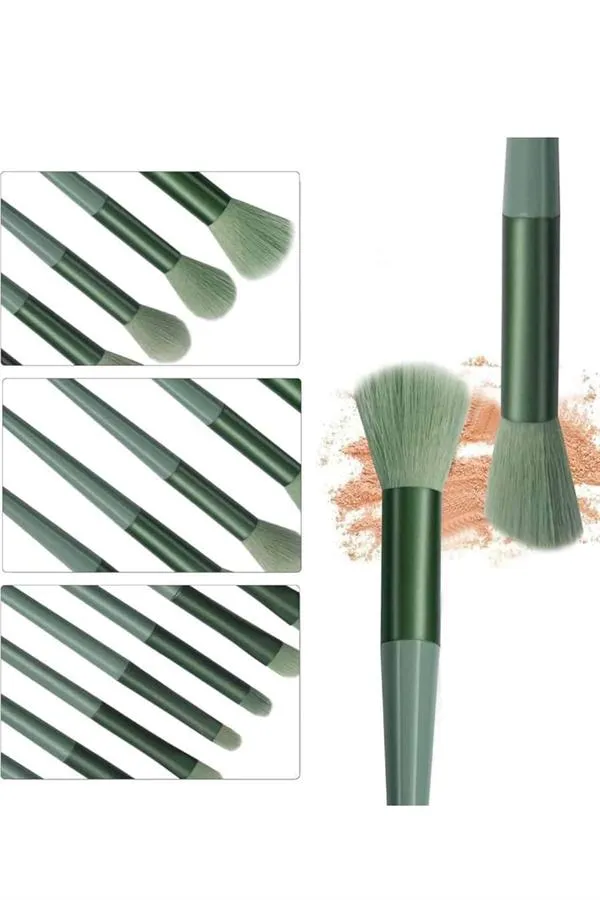 Profesyonel Makyaj Fırça Seti 13 Parça Yumuşak Kıllı Fırça Seti Far Fırçası