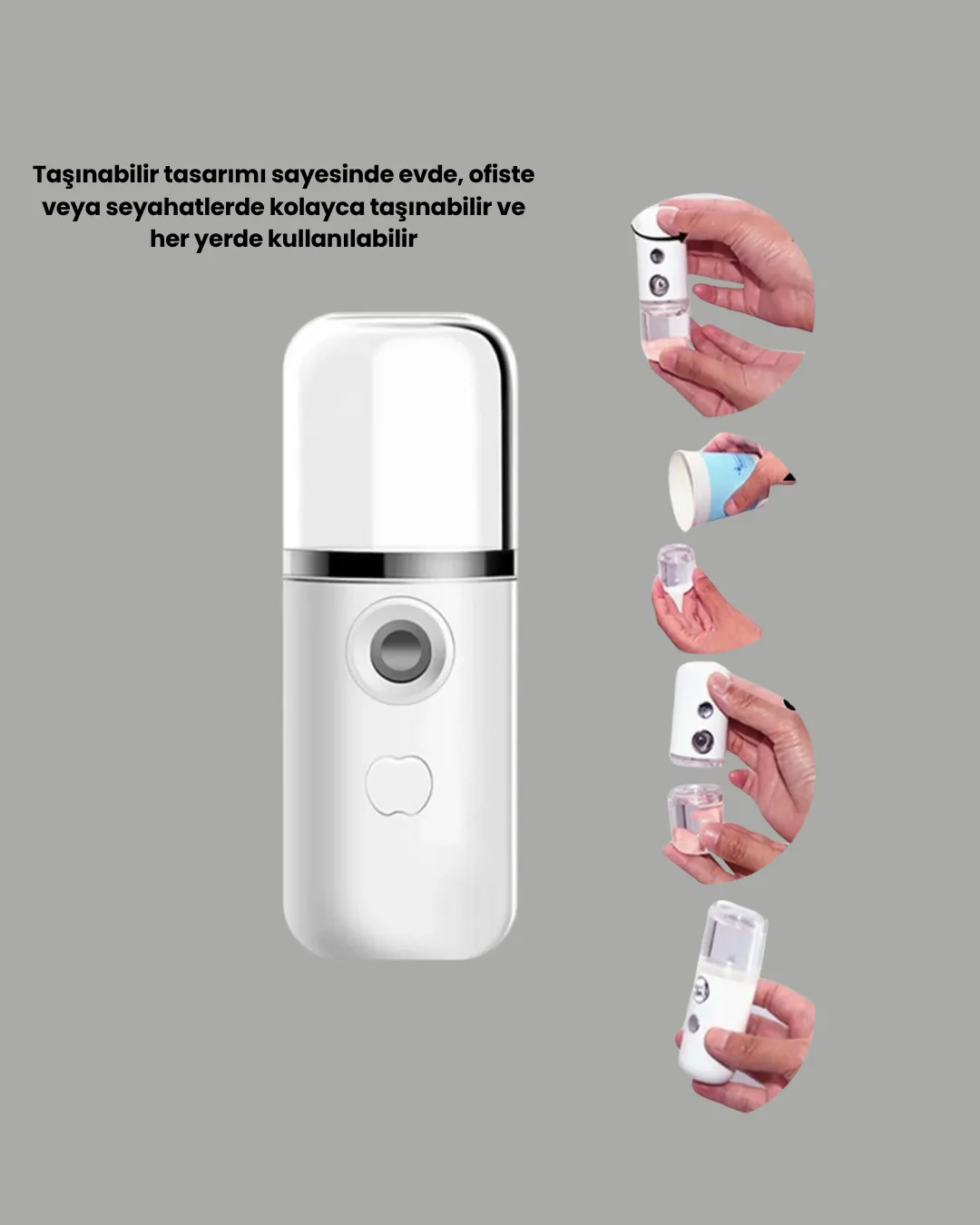 Taşınabilir Akıllı Buhar Nemlendirici