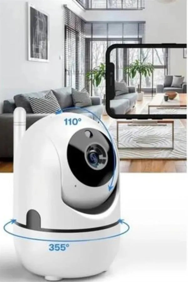 Akıllı Güvenlik Kamerası HD Görüntü Kalitesi Hareket Algılama Wifi Kamera