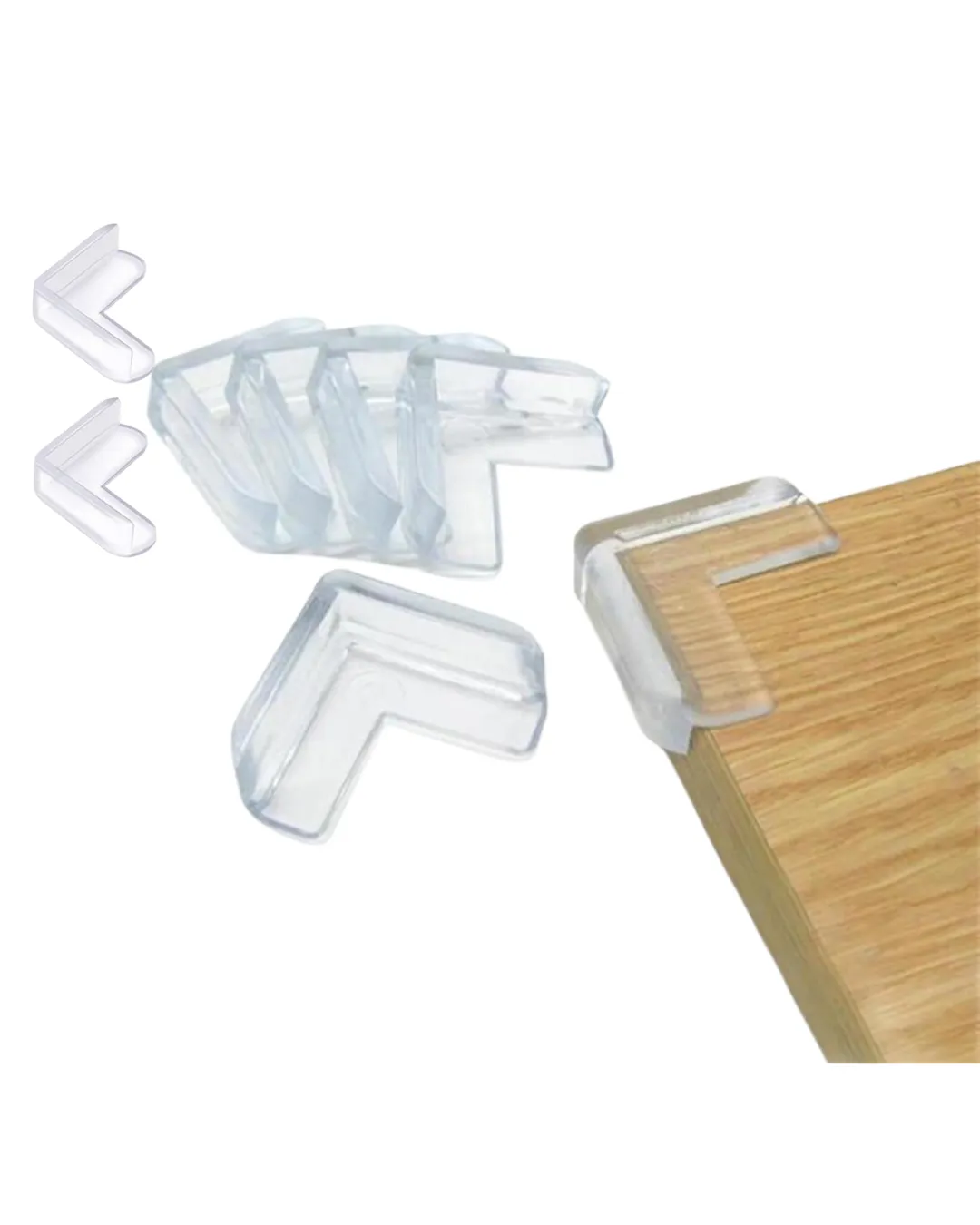 Şeffaf Masa Kenarı Koruyucu 8 Adet Mobilya Köşe Koruma Seti