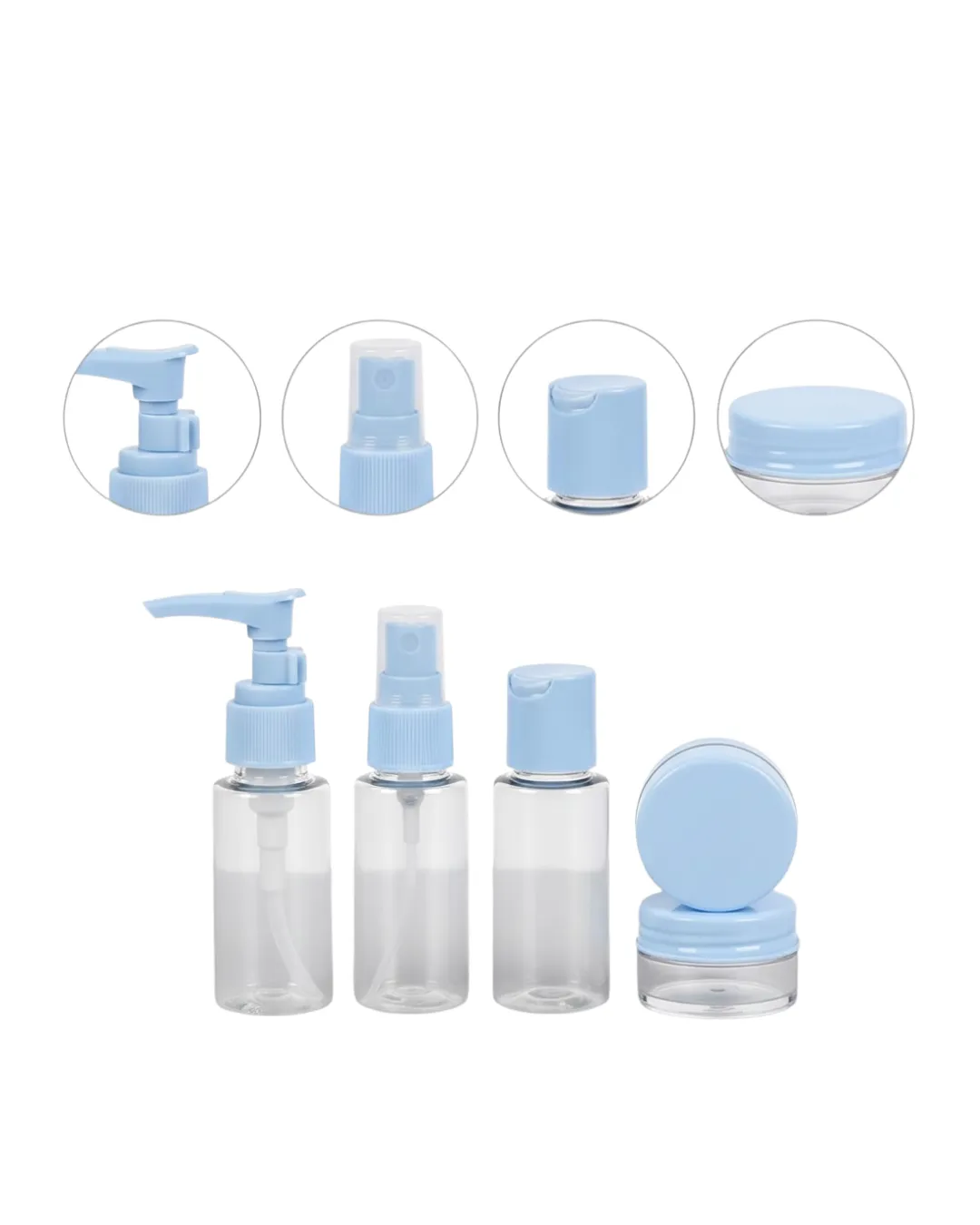 30 ml 5’li Seyahat Boy Kozmetik Organizer Seti