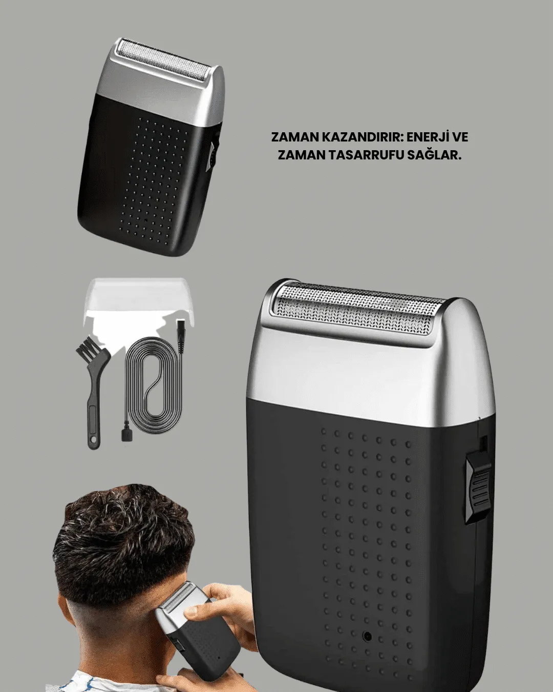 Sessiz, Güçlü ve Şık: Erkeklere Özel Şarjlı Tıraş Makinesi