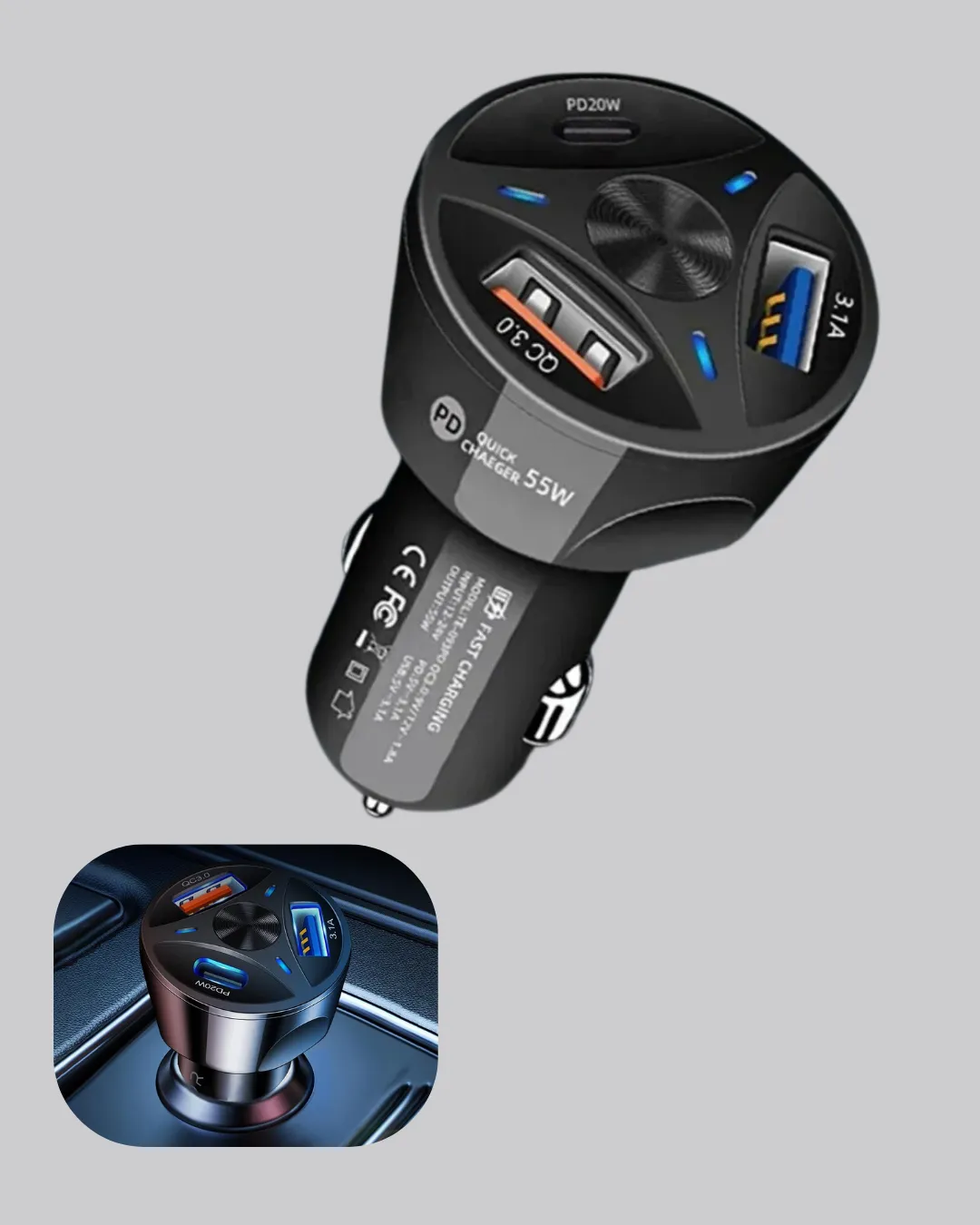 PG88 Araç Şarj Cihazı