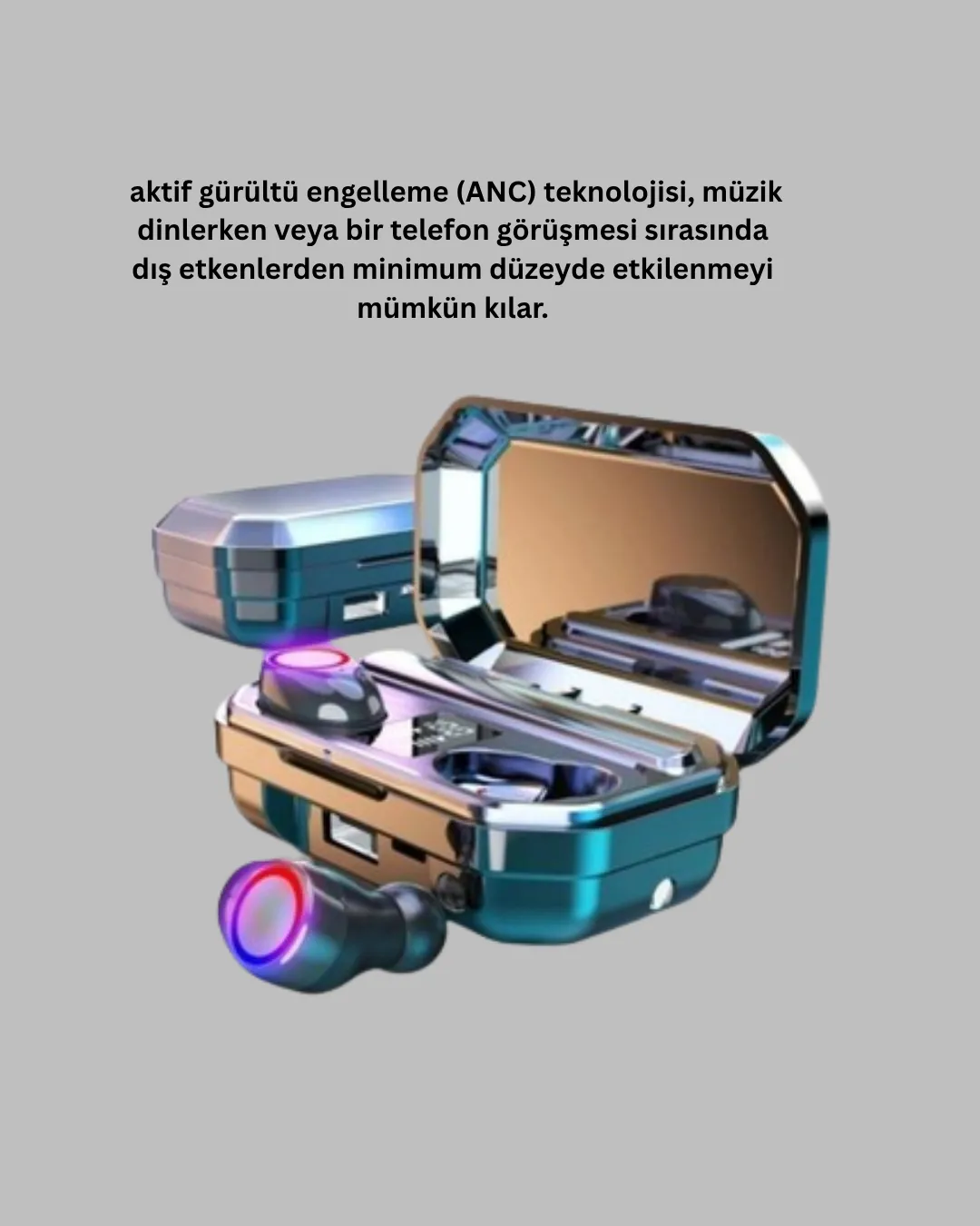 ANC Teknolojili Bluetooth Kulaklık – Aktif Gürültü Engelleme