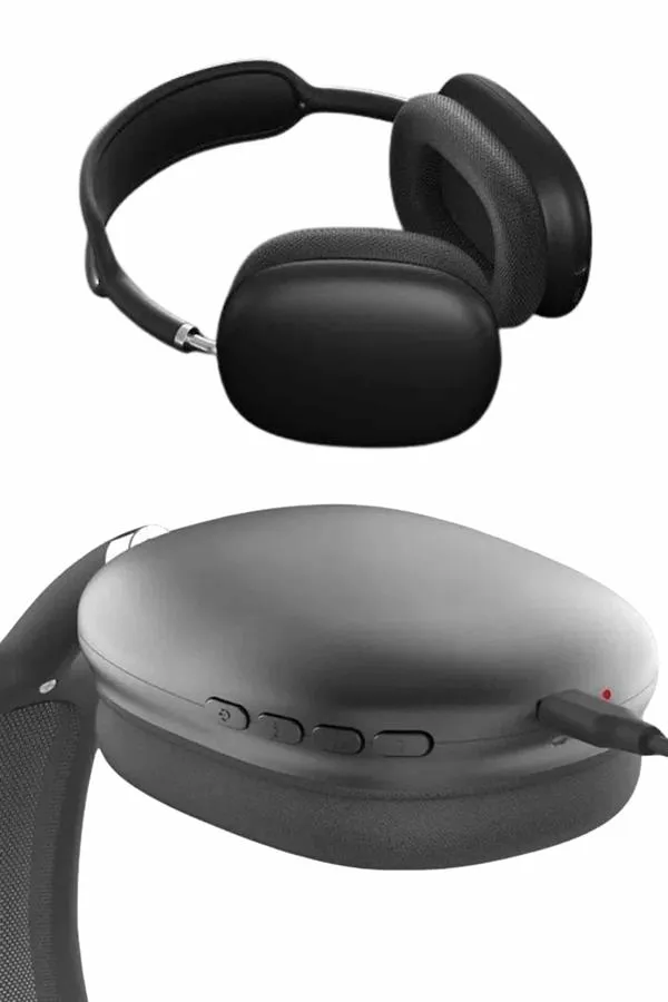 Kulak Üstü Kablosuz Bluetooth Kulaklık Yumuşak Süngerli SD Kart Girişli