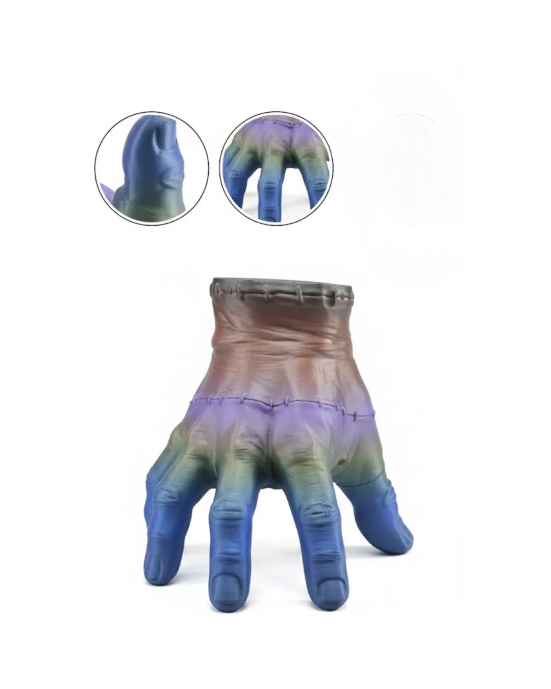 3D Renk Geçişli El Obje 27x22 cm Büyük Boy Ev Dekorasyonu