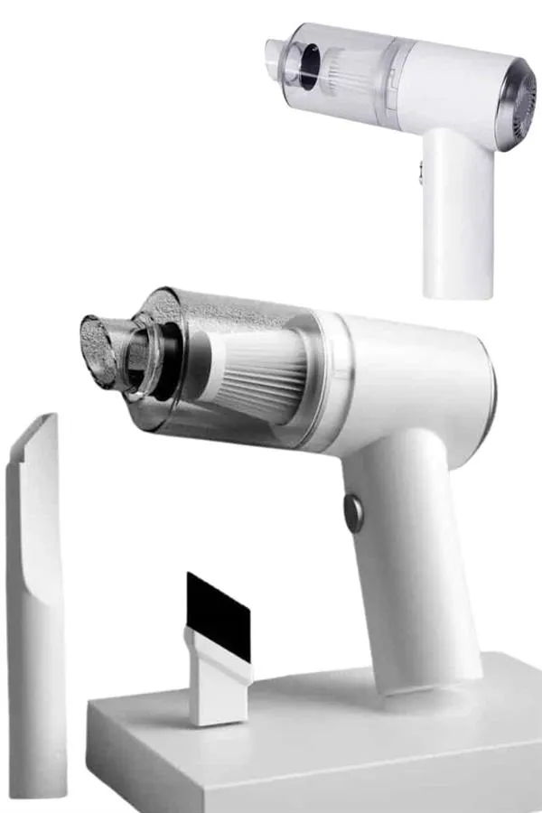 Vakumlu Süpürge Şarjlı Elektrikli Mini Taşınabilir Uzun Ömürlü Hazneli