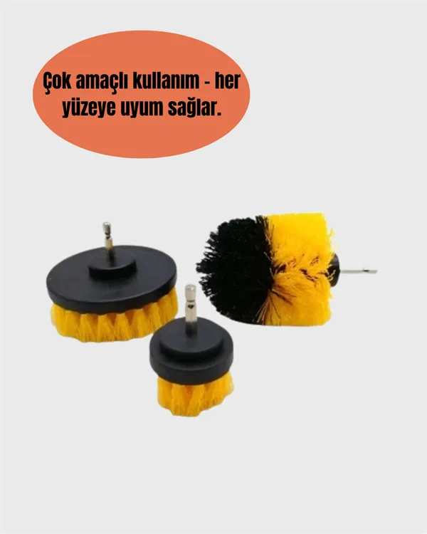 Yağ, Kir ve Pas Temizliği İçin Güçlü Naylon Kıllı Temizlik Fırçası