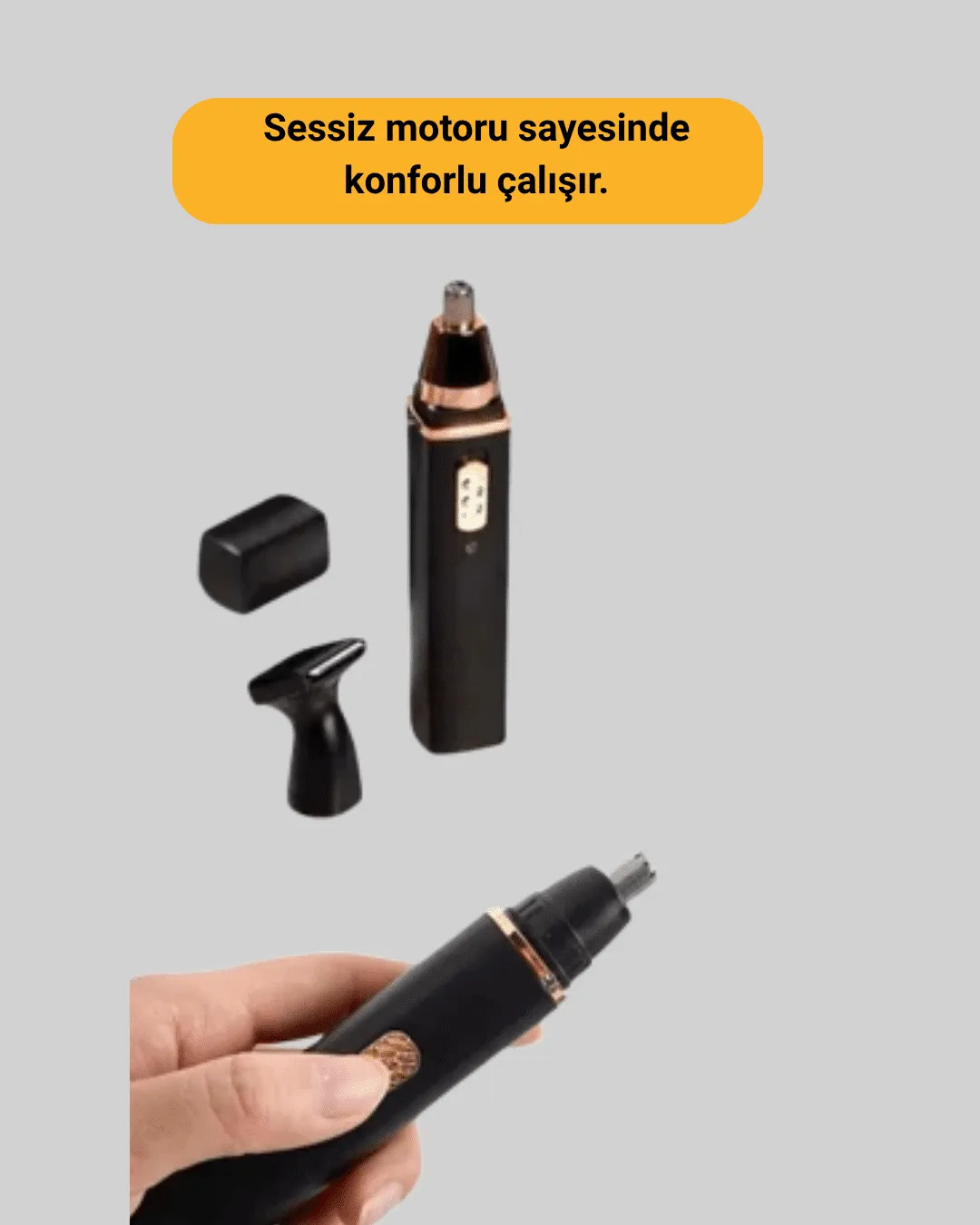 USB şarjlı, yıkanabilir başlıklı kişisel bakım cihazı-Tıraş Makinesi