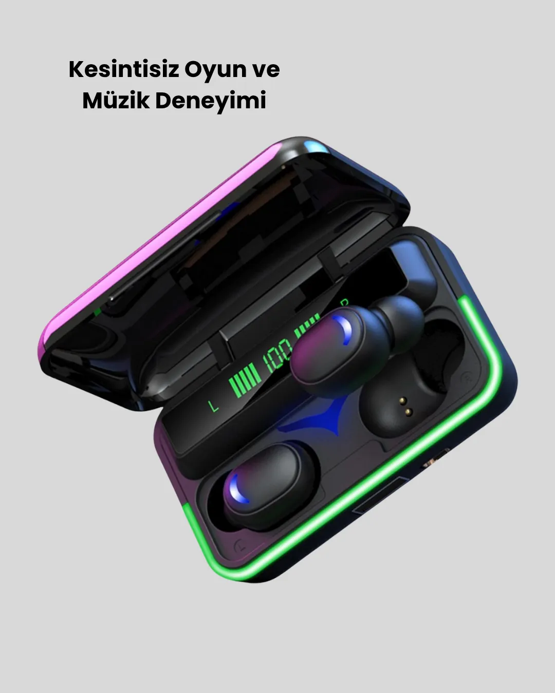 Oyun ve Müzik İçin E10 Bluetooth Kulaklık – 5.1 Bağlantı, Uzun Pil Ömrü