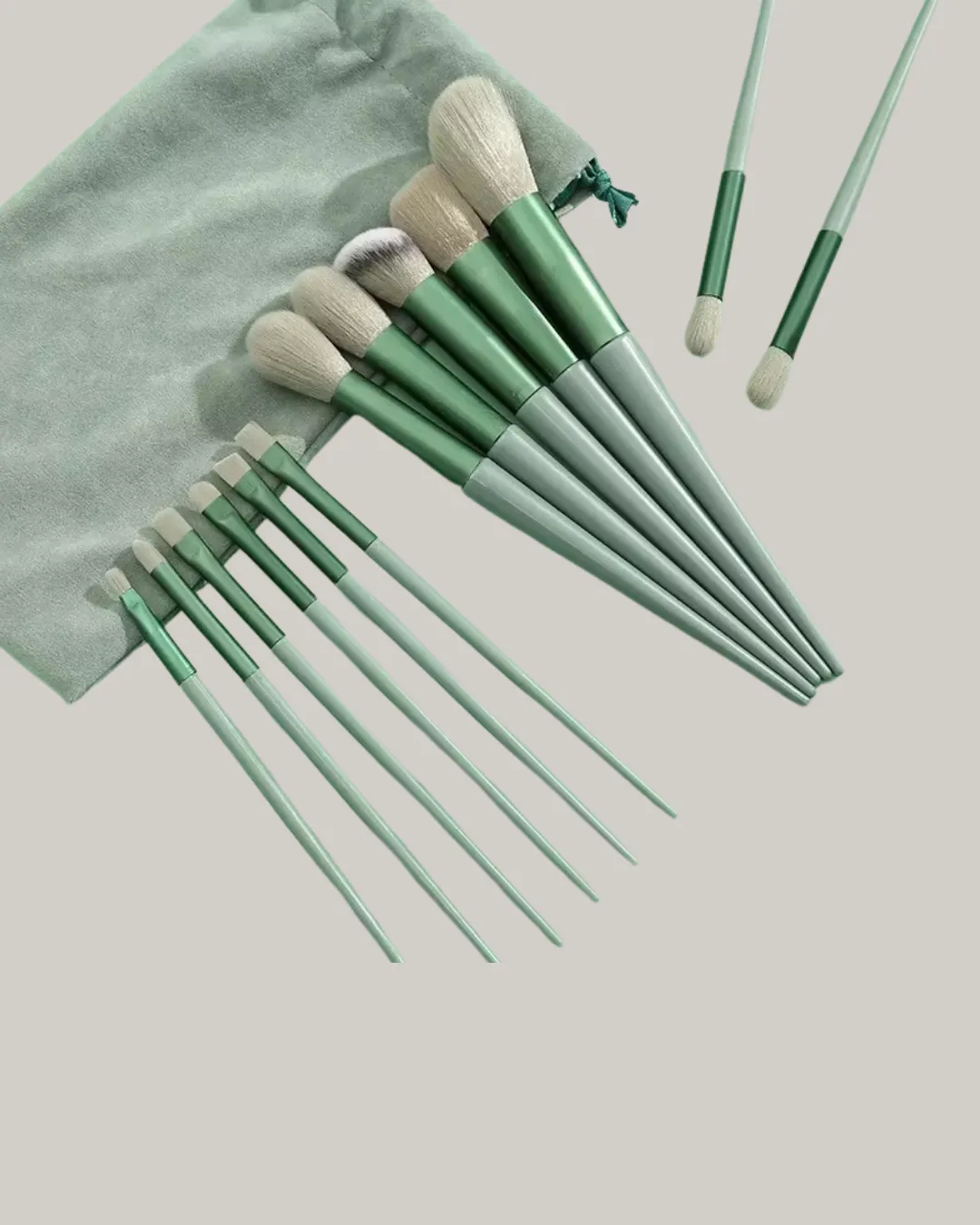 Cilt Dostu Profesyonel Makyaj Fırça Seti Pudra ve Fondöten İçin Uygun