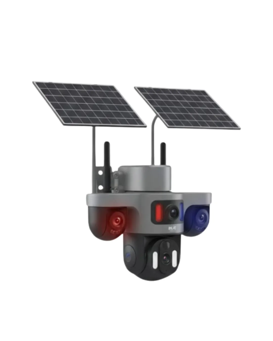 Solar Enerjili 4G IP Kamera Kablosuz Dış Mekan Güvenlik ve Uzaktan İzleme