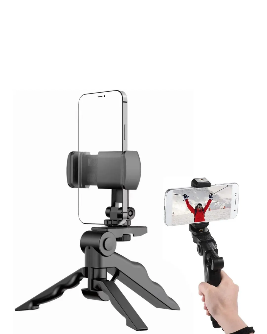 Katlanabilir Telefon Standı Mini Tripod Masaüstü Video Çekim Tutucu