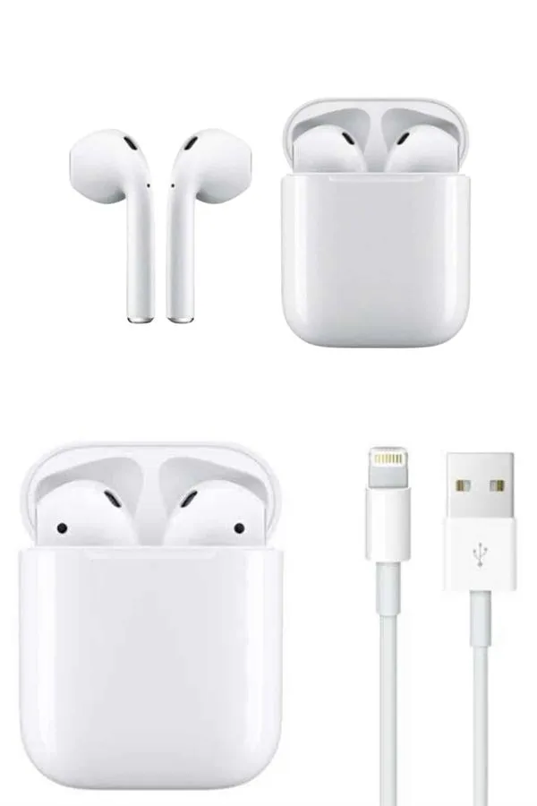 2025 Model Çağrı Cevaplayabilen Bluetooth Kulaklık Beyaz Dokunmatik Kontrol