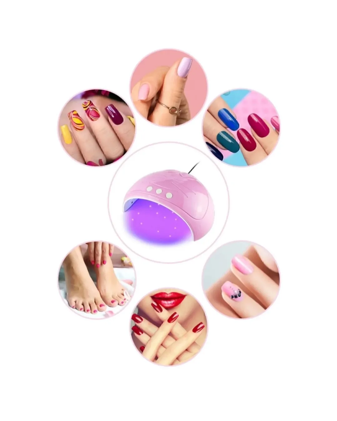 Ultraviyole LED Oje Kurutma Makinesi USB Kablolu