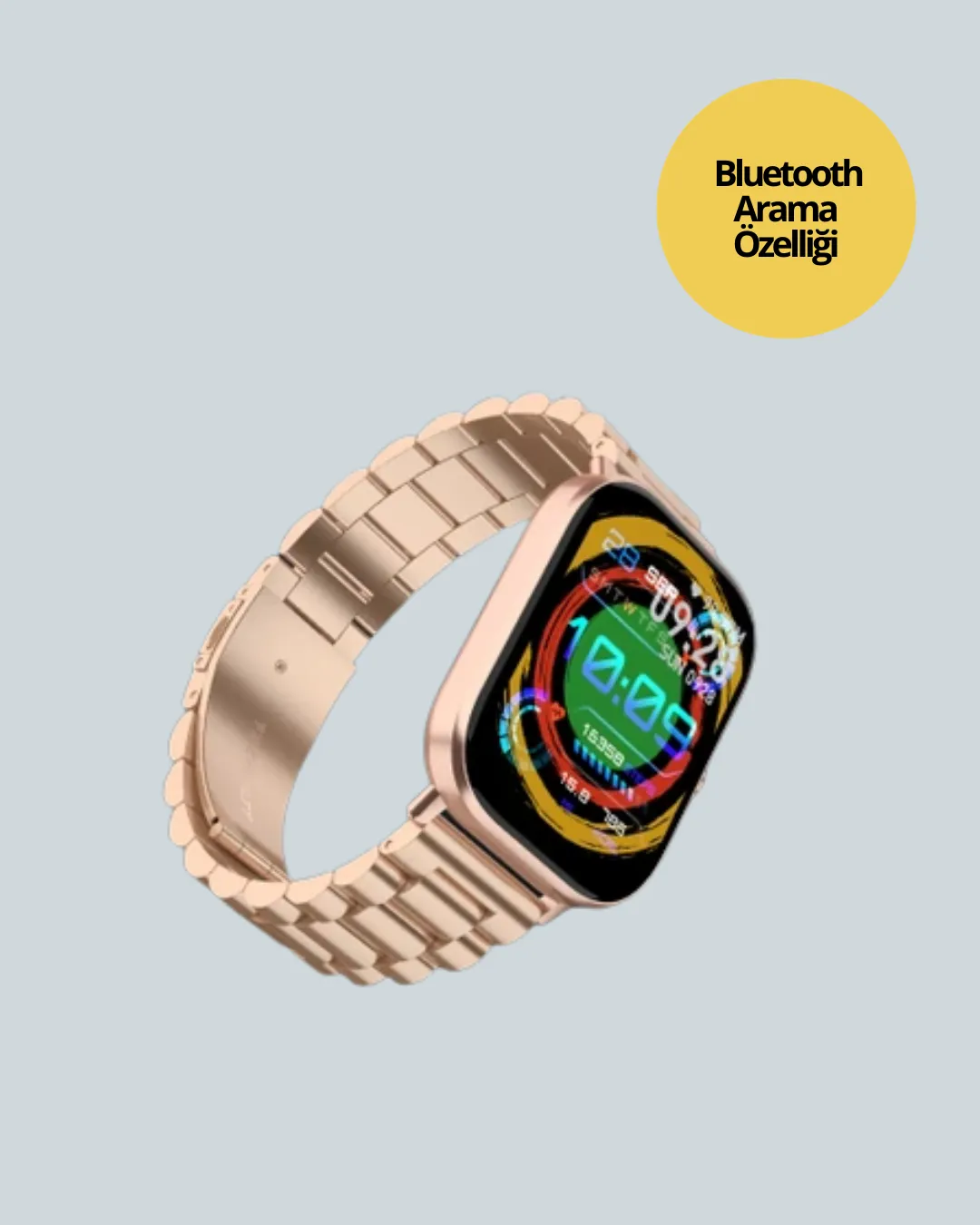 Bluetooth Arama Özellikli Akıllı Saat Uzun Pil Ömürlü