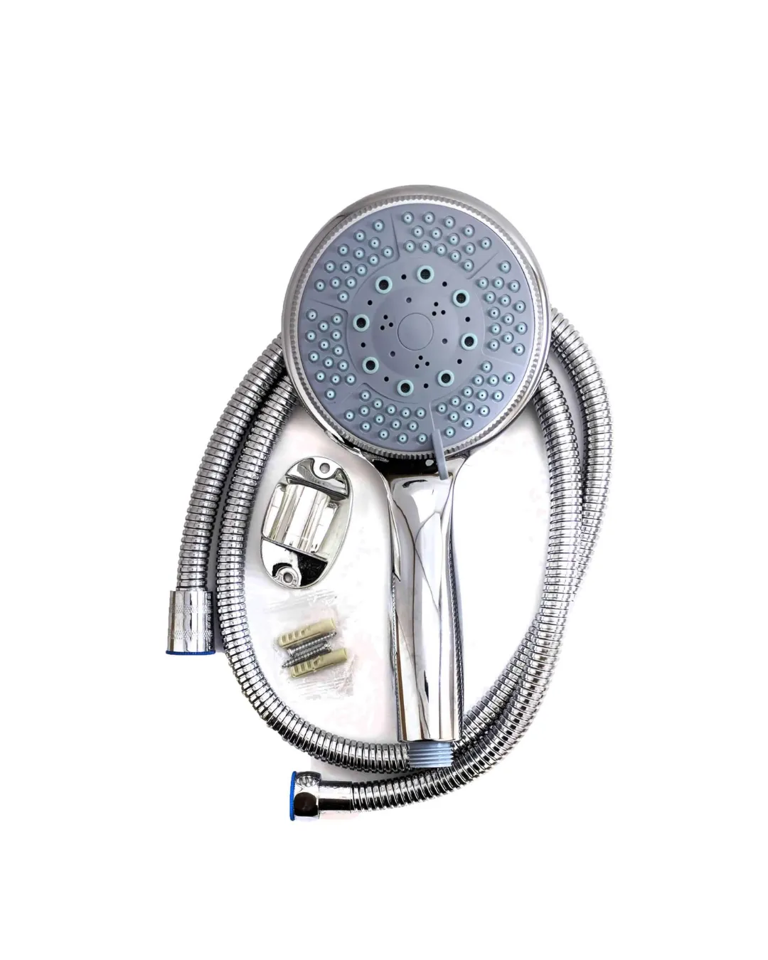 Çok Fonksiyonlu 4 Kademeli El Duşu Seti Spiral Hortumlu Banyo Duş Başlığı