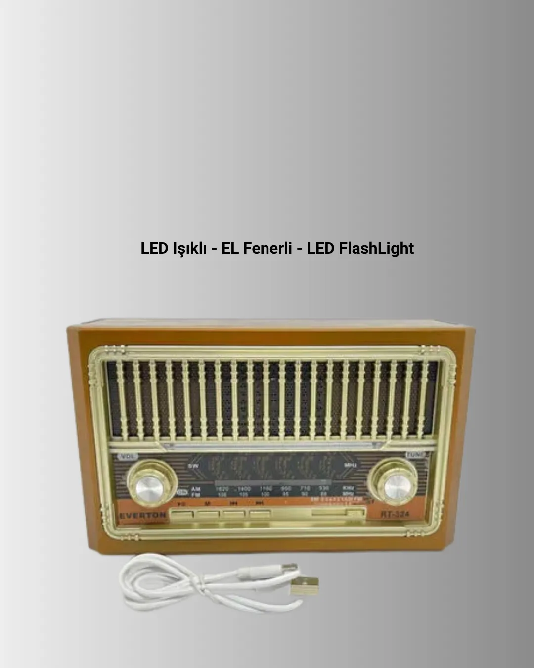 LED Fenerli Taşınabilir Bluetooth Hoparlör