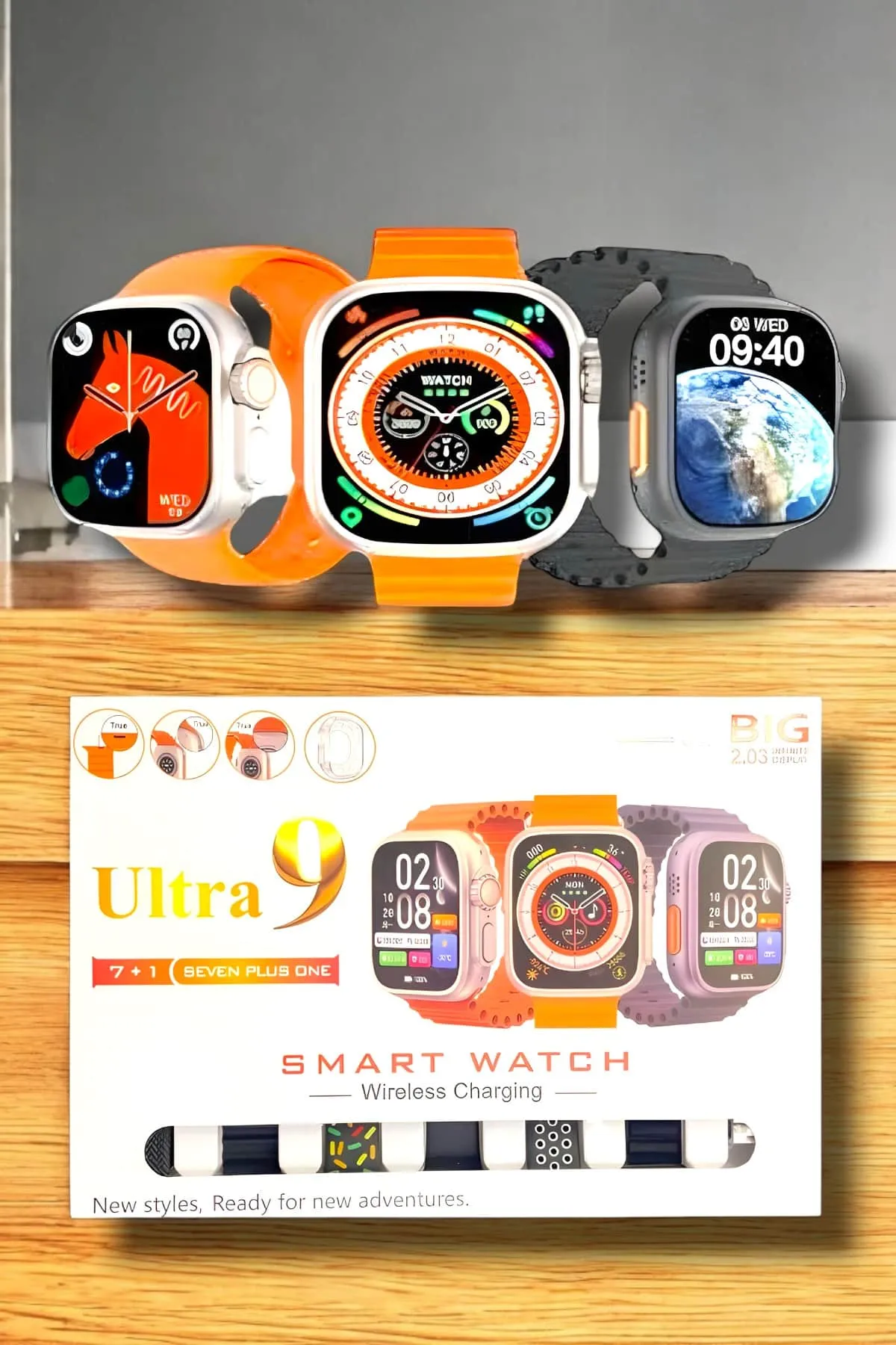 Akıllı Saat Bluetooth Bağlantılı 2.09 İnç HD Ekran ve Çok Yönlü Sağlık Takibi