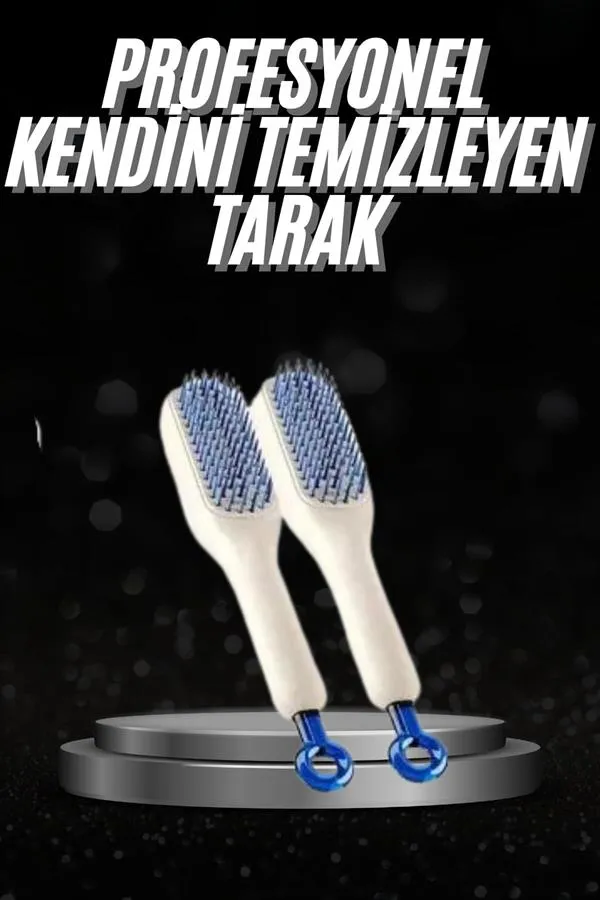 Kendi kendini Temizleyebilen Hijyenik Saç Fırçası Anti-Statik Teknolojisi