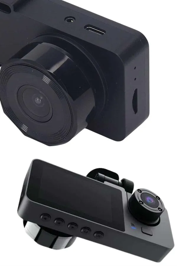 Araç İçi Dikiz Kamerası Sürüş Kaydedici 3 Lensli DVR Kamera
