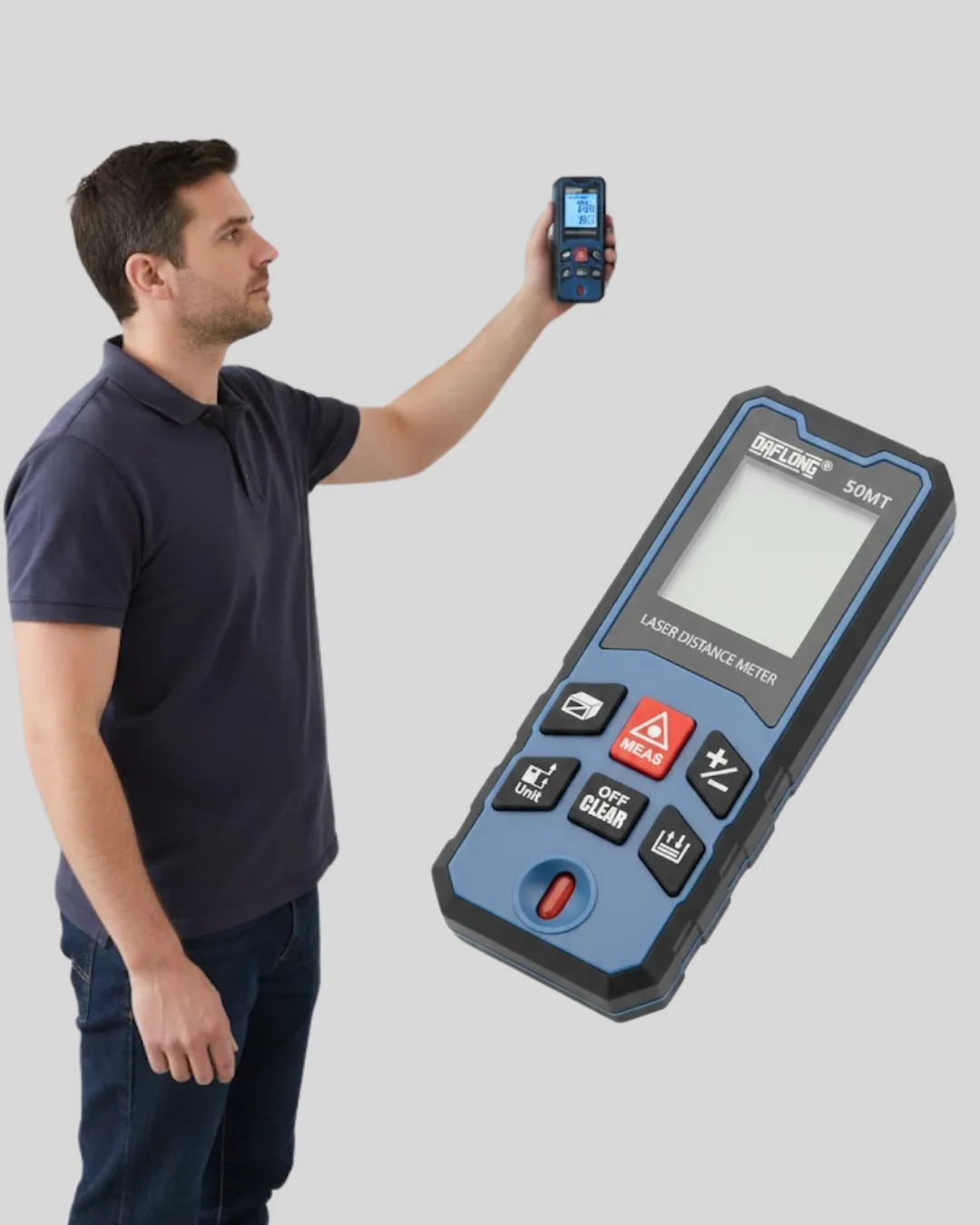 Profesyonel Lazer Metre Hassas Ölçüm ve Dijital Ekran