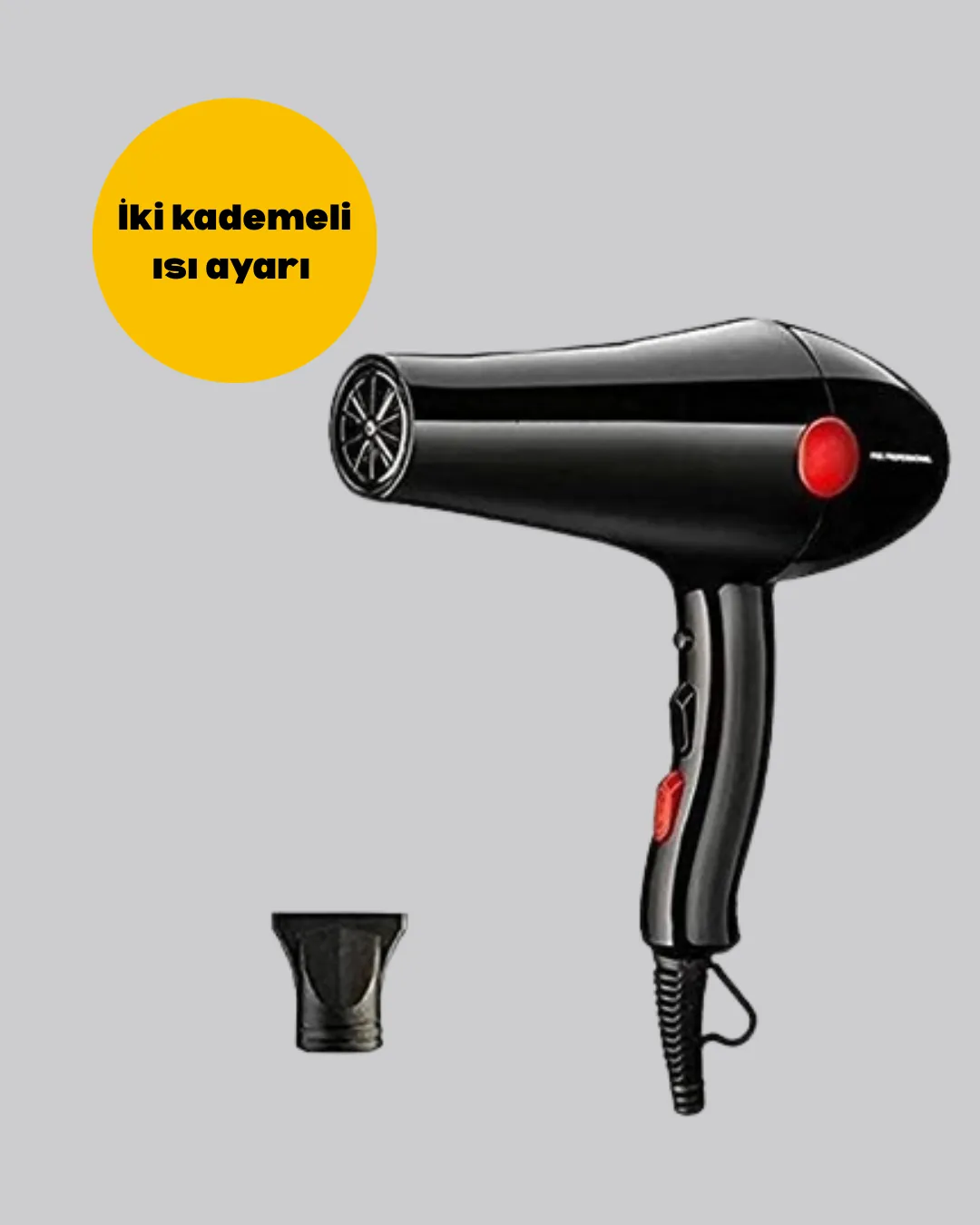 Profesyonel 2200W Saç Kurutma Makinesi Yüksek Performans