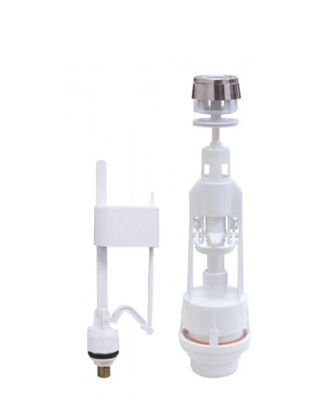 Vitrifiye Rezervuar İç Takımı Basmalı Mekanizma Alt Girişli Sessiz Dolum Sistemi