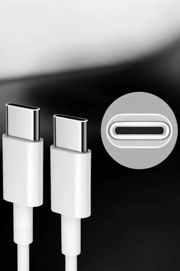 İOS Uyumlu Type-C Girişli Hızlı Şarj 15/15 Pro Max Adaptör ve Kablosu