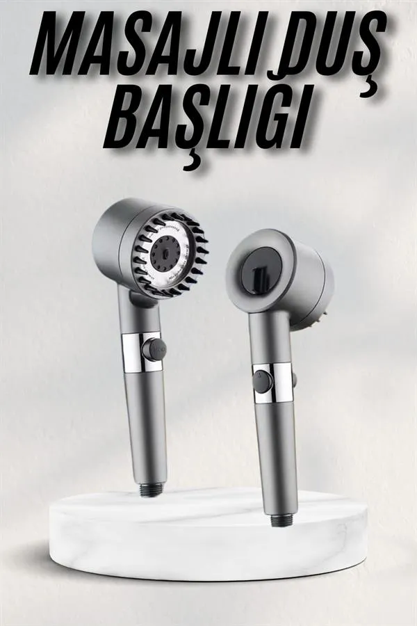 Masaj Etkili Turbolu Çok Fonksiyonlu Filtreli Duş Başlığı Yeni Nesil