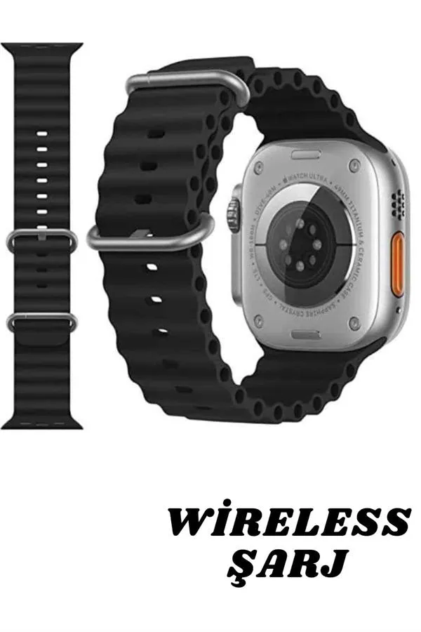 Akıllı Saat Bluetooth Bağlantılı NFC ve GPS Uyumlu Nabız Ölçer Sesli Görüşme