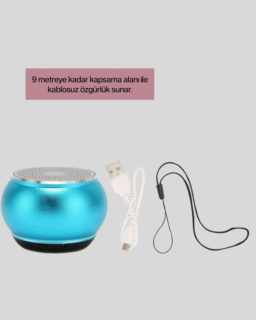 Mini Bluetooth Speaker | Uzun Pil Ömrü, Şık ve Hafif Tasarım