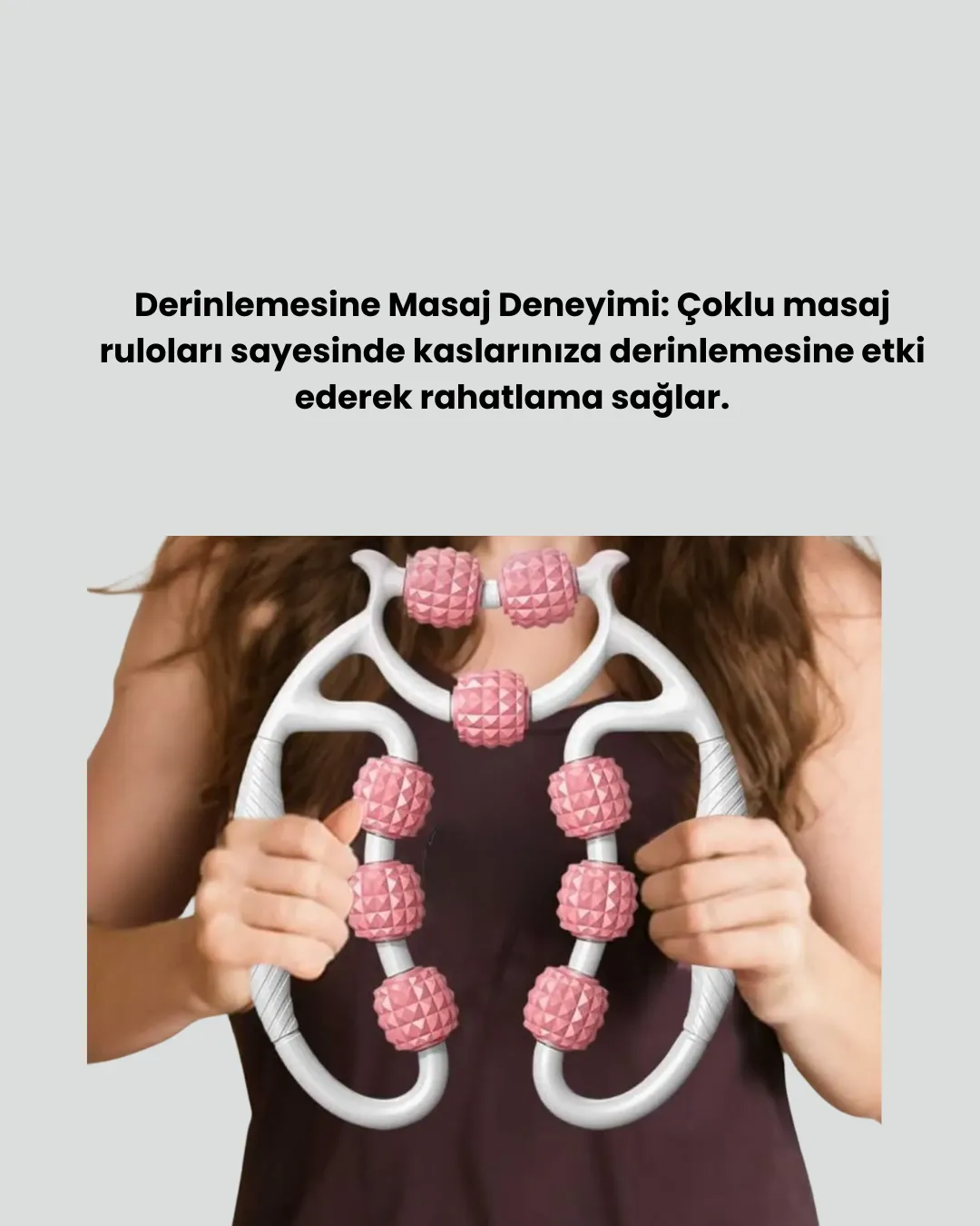 Plastik Masaj Aleti Derin Doku Kas Gevşetici Rulo