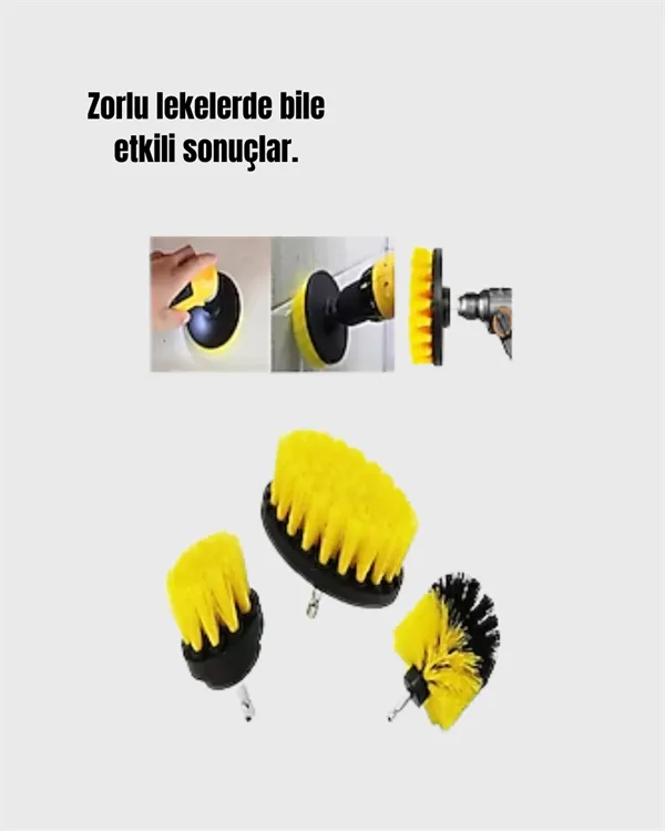 Yağ, Kir ve Pas Temizliği İçin Güçlü Naylon Kıllı Temizlik Fırçası