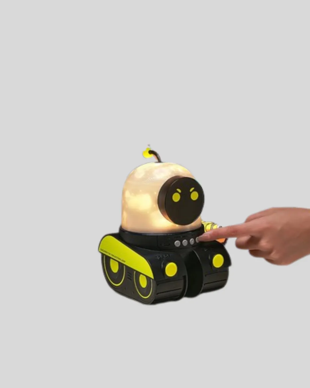 Robot Tasarımlı Bluetooth Hoparlörlü Yıldızlı Gökyüzü Projektör