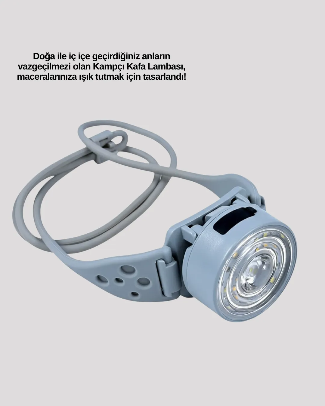 Uzun Pil Ömürlü Kamp ve Dağcılık Kafa Lambası