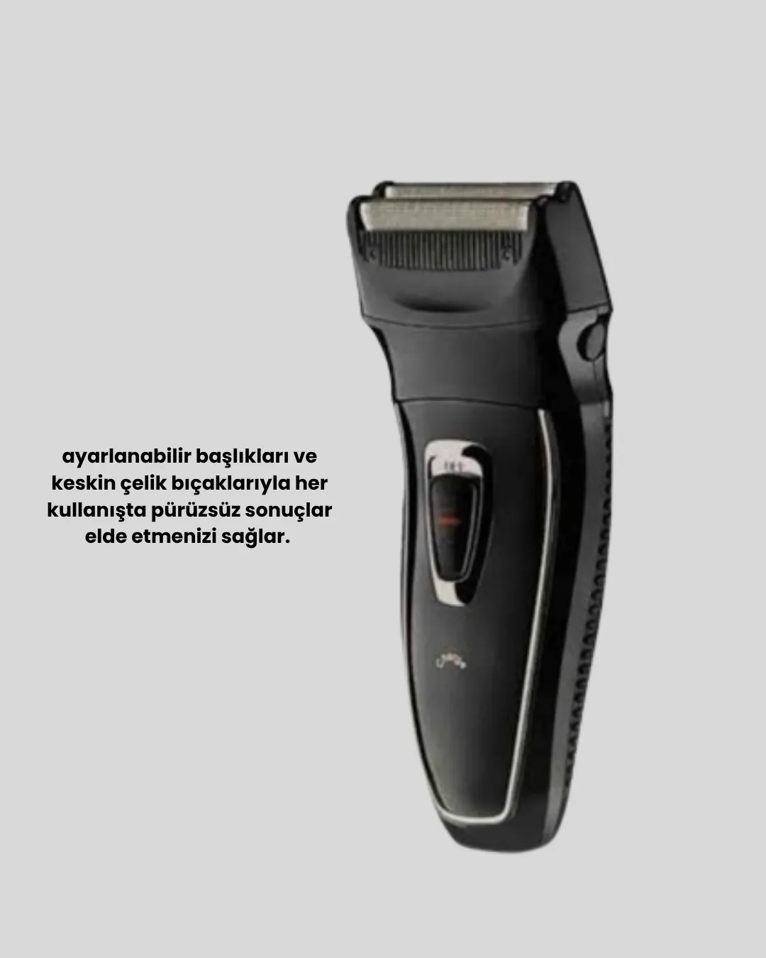 Unisex Şarjlı Saç ve Sakal Kesme Makinesi – Sessiz Motor, 1–12 mm Ayarlanabilir Başlık