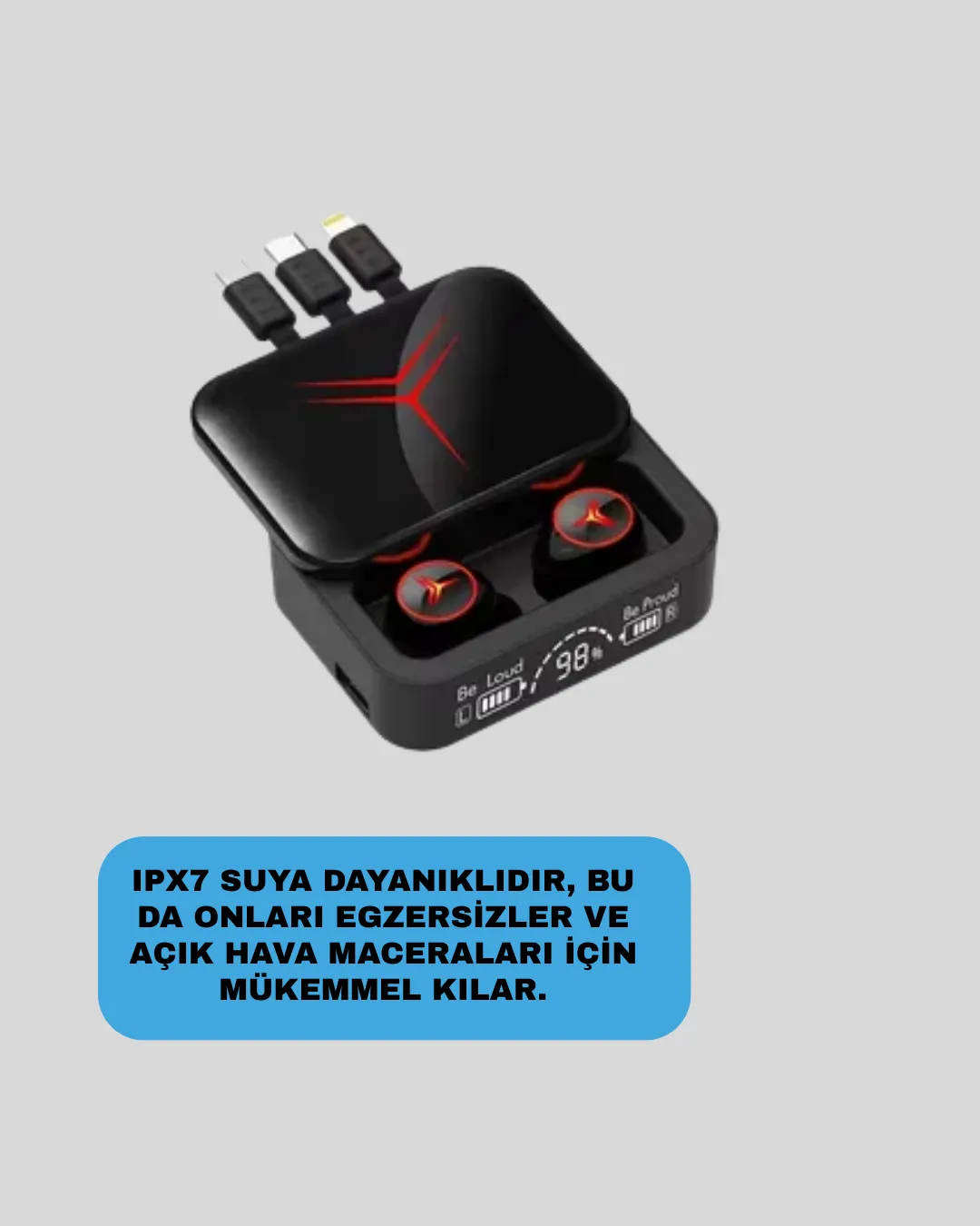 Uzun Pil Ömürlü Bluetooth Kulaklık – Spor ve Günlük Kullanım İçin Uygun