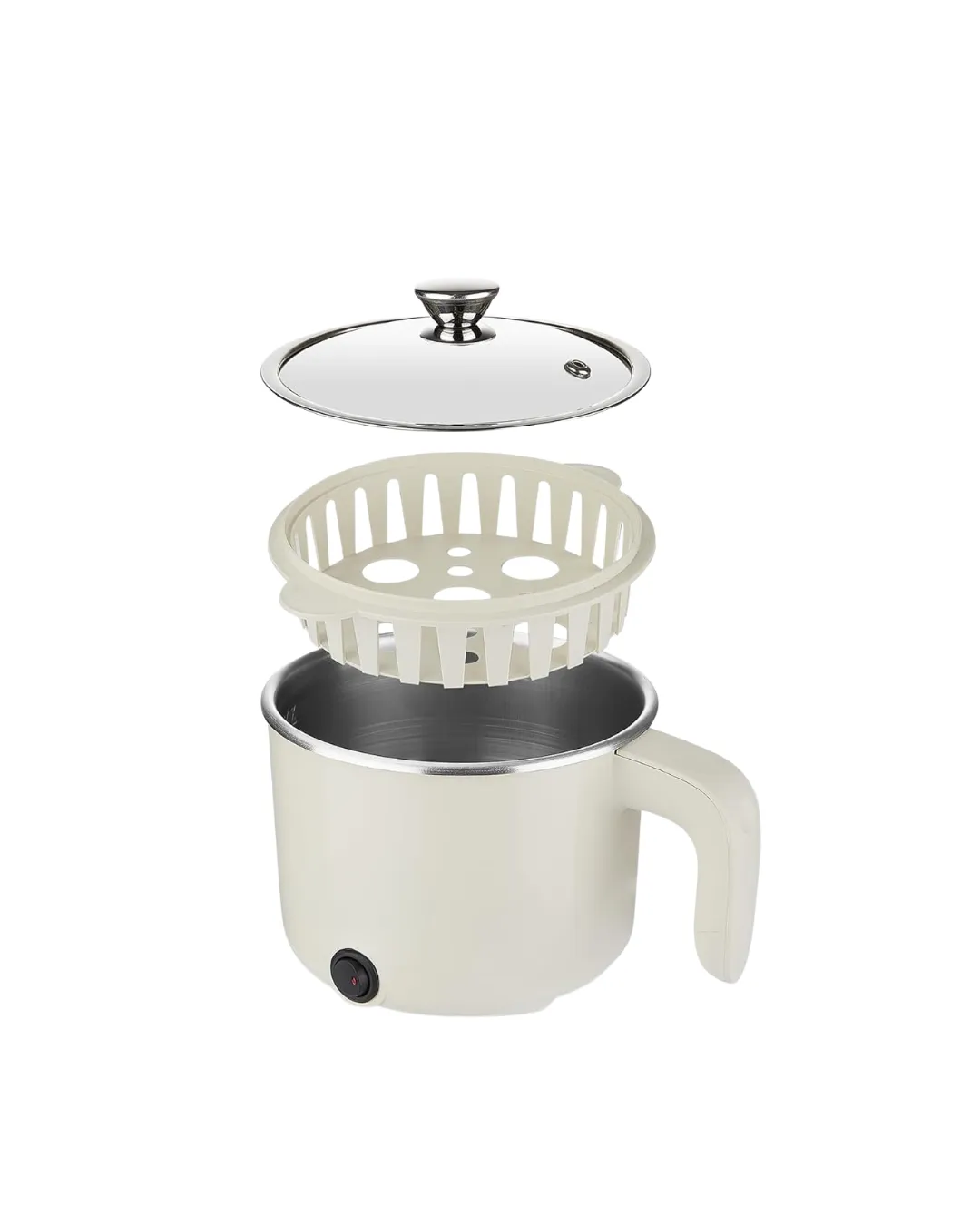 Elektrikli Mini Tencere 1 Litre Çorba Pilav Makarna Pişirici Çok Fonksiyonlu