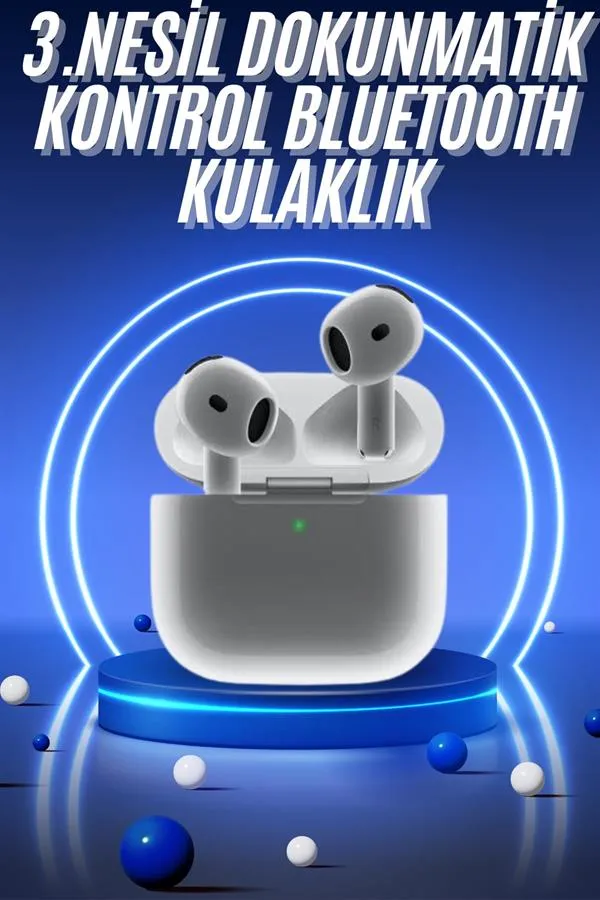 Yeni Nesil Kulak İçi Bluetooth Kulaklık Kablosuz Sesli Asistan