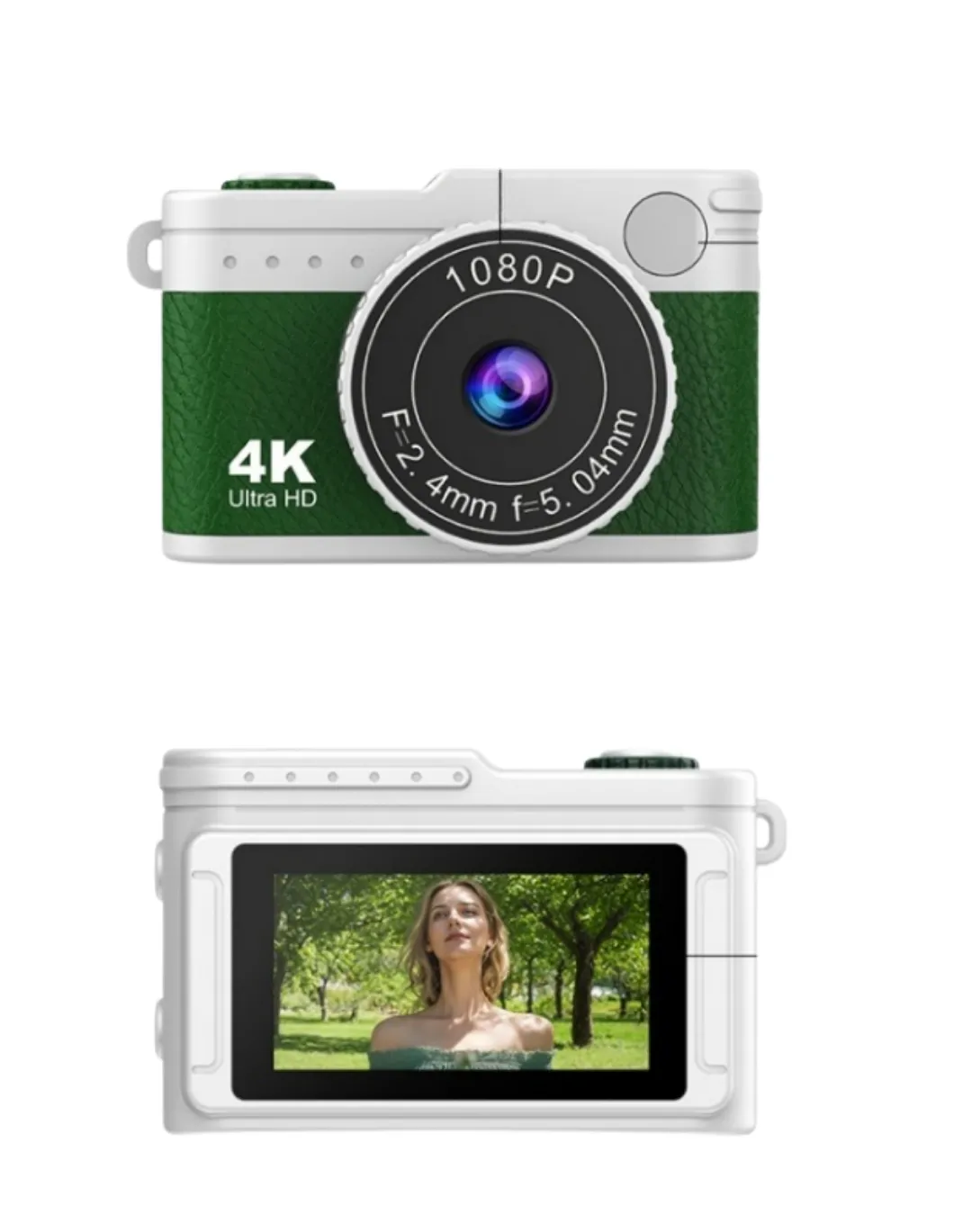 Ultra Mini Dijital Fotoğraf Makinesi 4K 1080P HD Video Çekim Cep Kamerası